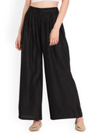 TAG 7 Women Pack of 3 Solid Wide Leg Palazzos