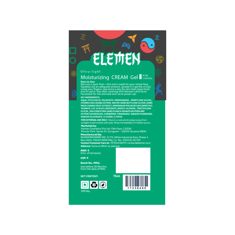 Elemen Ultra-Light Moisturizing Cream Gel