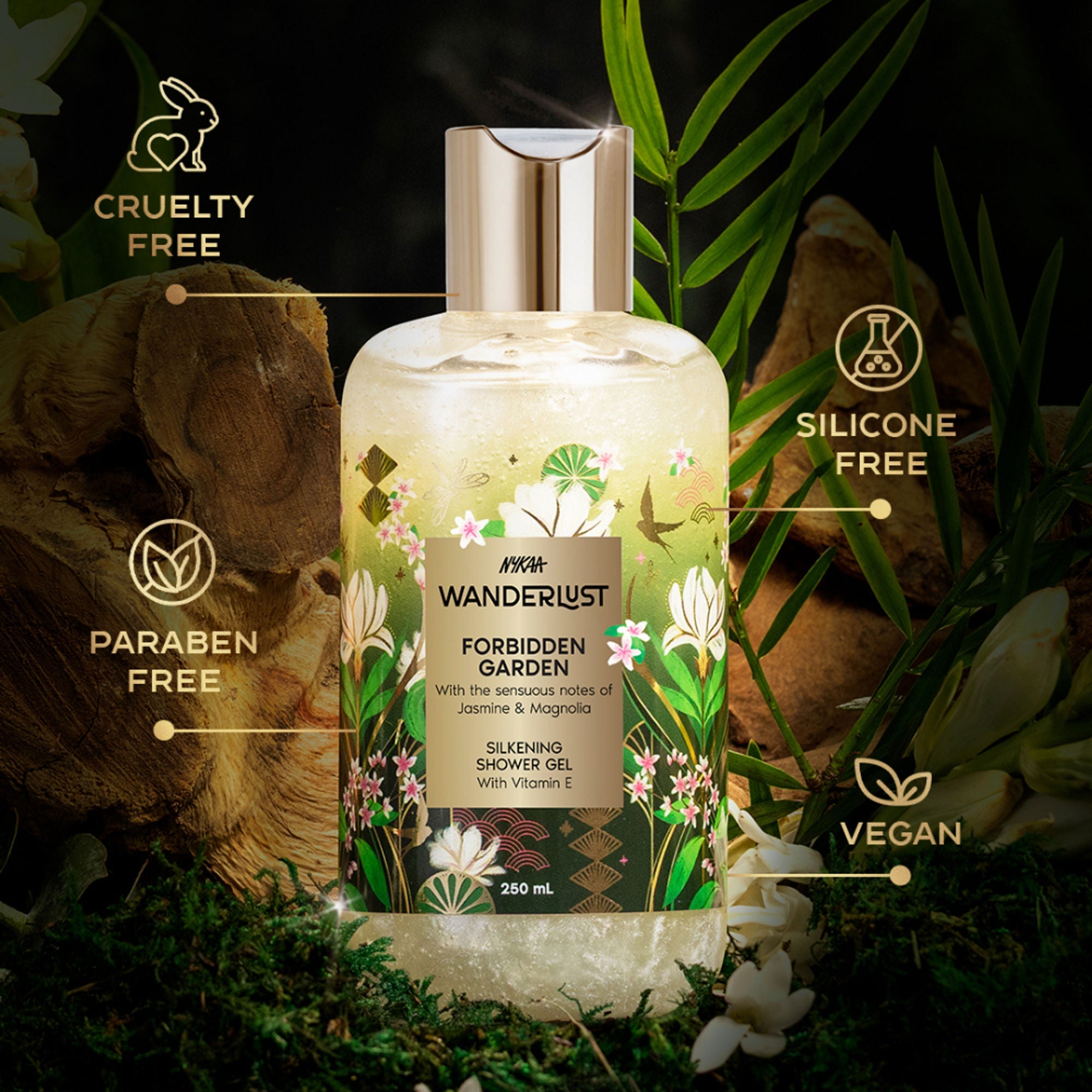 Wanderlust Shower Gels - Forbidden Garden