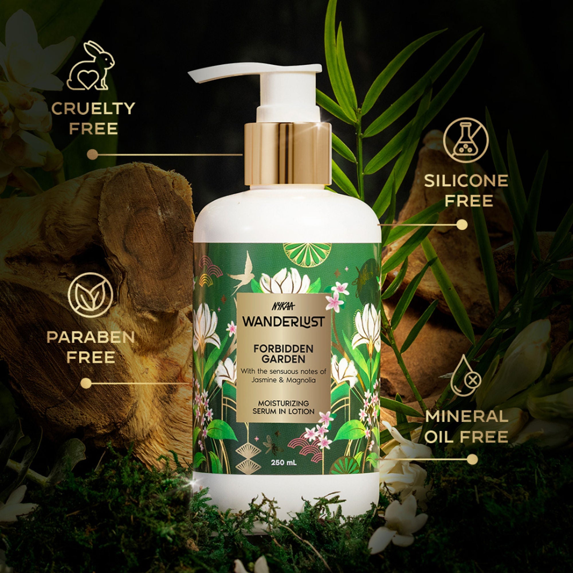 Wanderlust Moisturizing Body Lotion - Forbidden Garden