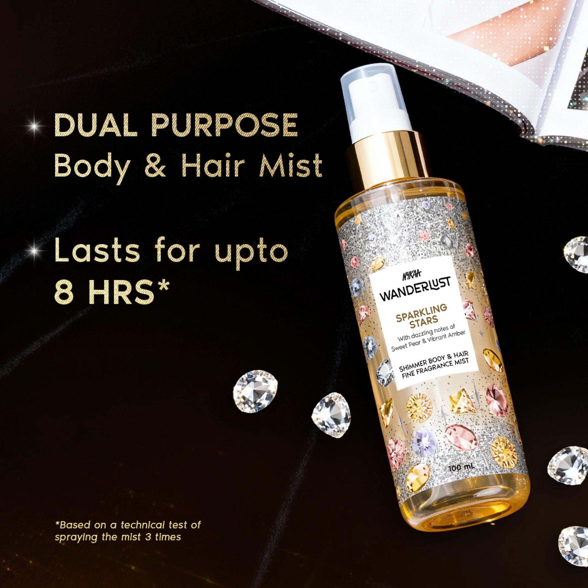 Wanderlust Fragrance Mist For Her - Sparkling Stars - Distacart