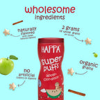 Happa Multigrain Apple & Cinnamon Melts Super Puffs (8 Months+) - Distacart