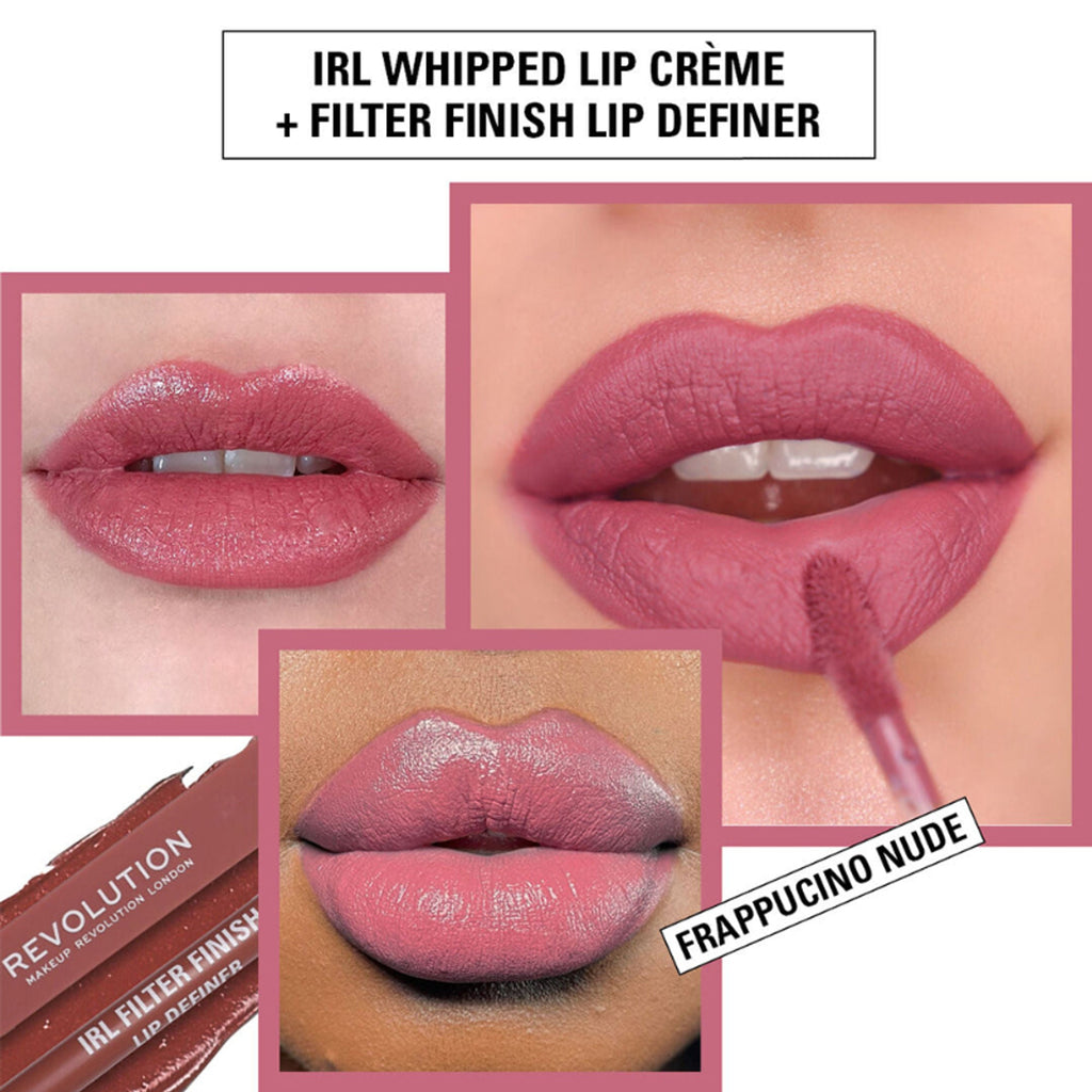 Makeup Revolution Irl Whipped Lip Creme - Frappuccino Nude - Distacart