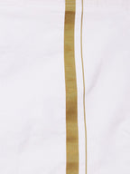 Sethukrishna Boys Rose & White Shirt with Dhoti