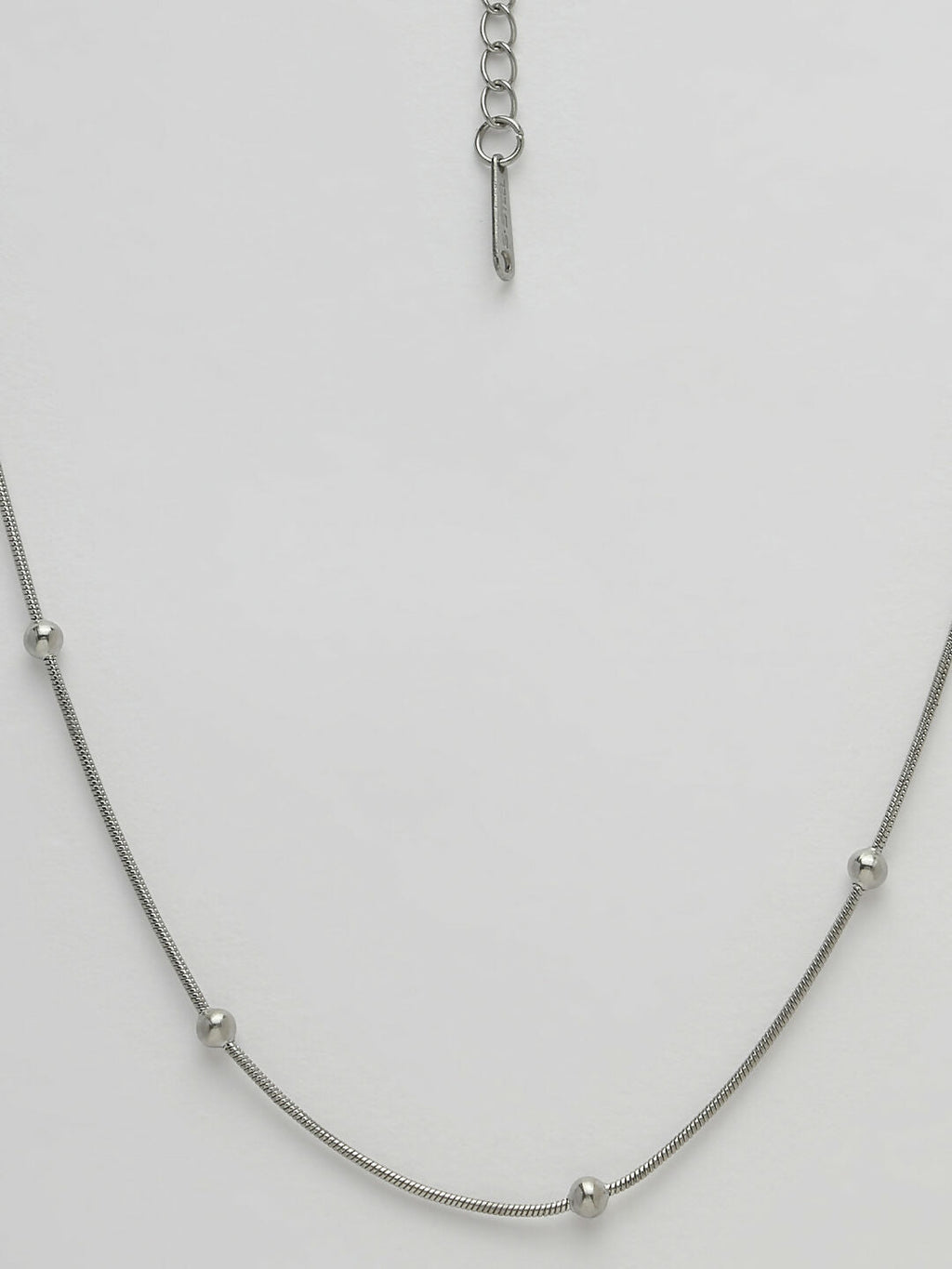 NVR Women's Set of 2 Silver & Gold Rhodium-Plated Minimal Chain