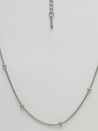 NVR Women's Set of 2 Silver & Gold Rhodium-Plated Minimal Chain