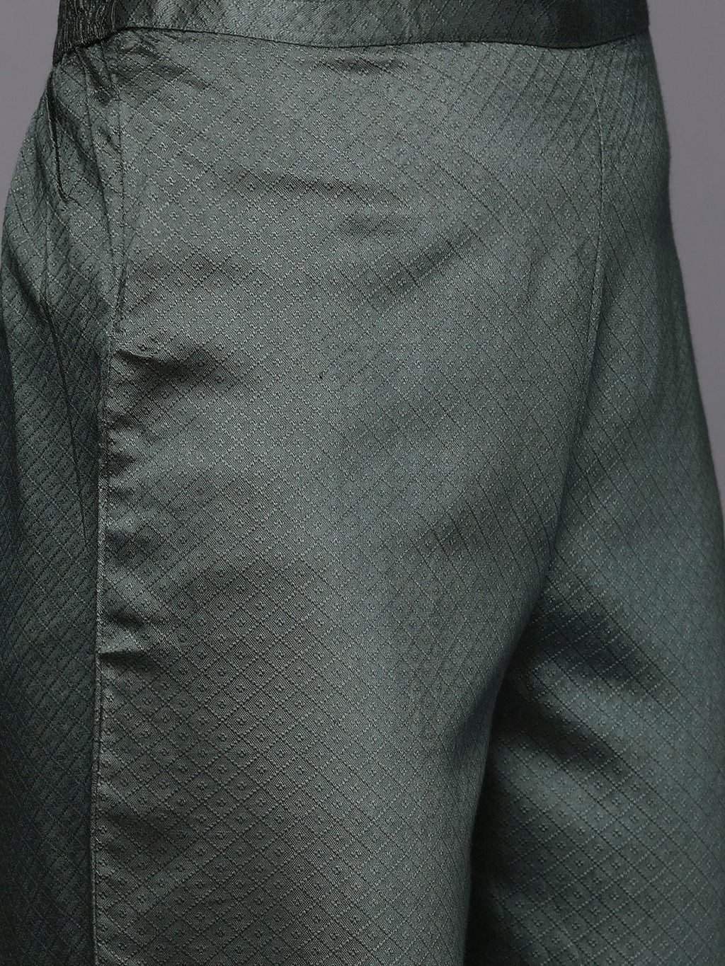 Indo Era Women Green Ethnic Motifs Embroidered Kurta with Trousers & With Dupatta - Distacart