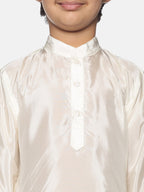 Sethukrishna Boys White Kurta with Churidar