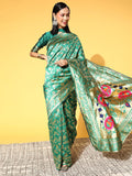 Saree Mall Ethnic Motifs Silk Blend Banarasi Sarees