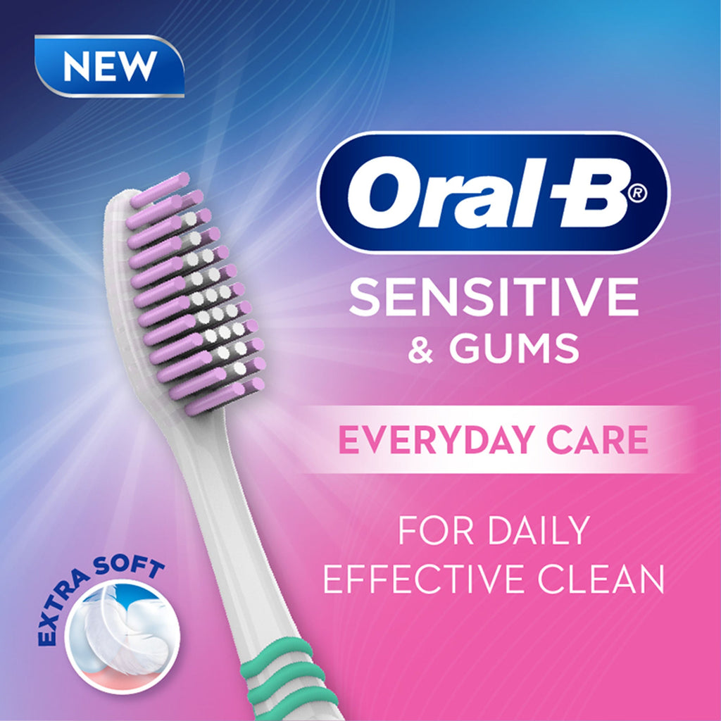 Oral-B Sensitive & Gums Toothbrush - Extra Soft (Pack of 5)