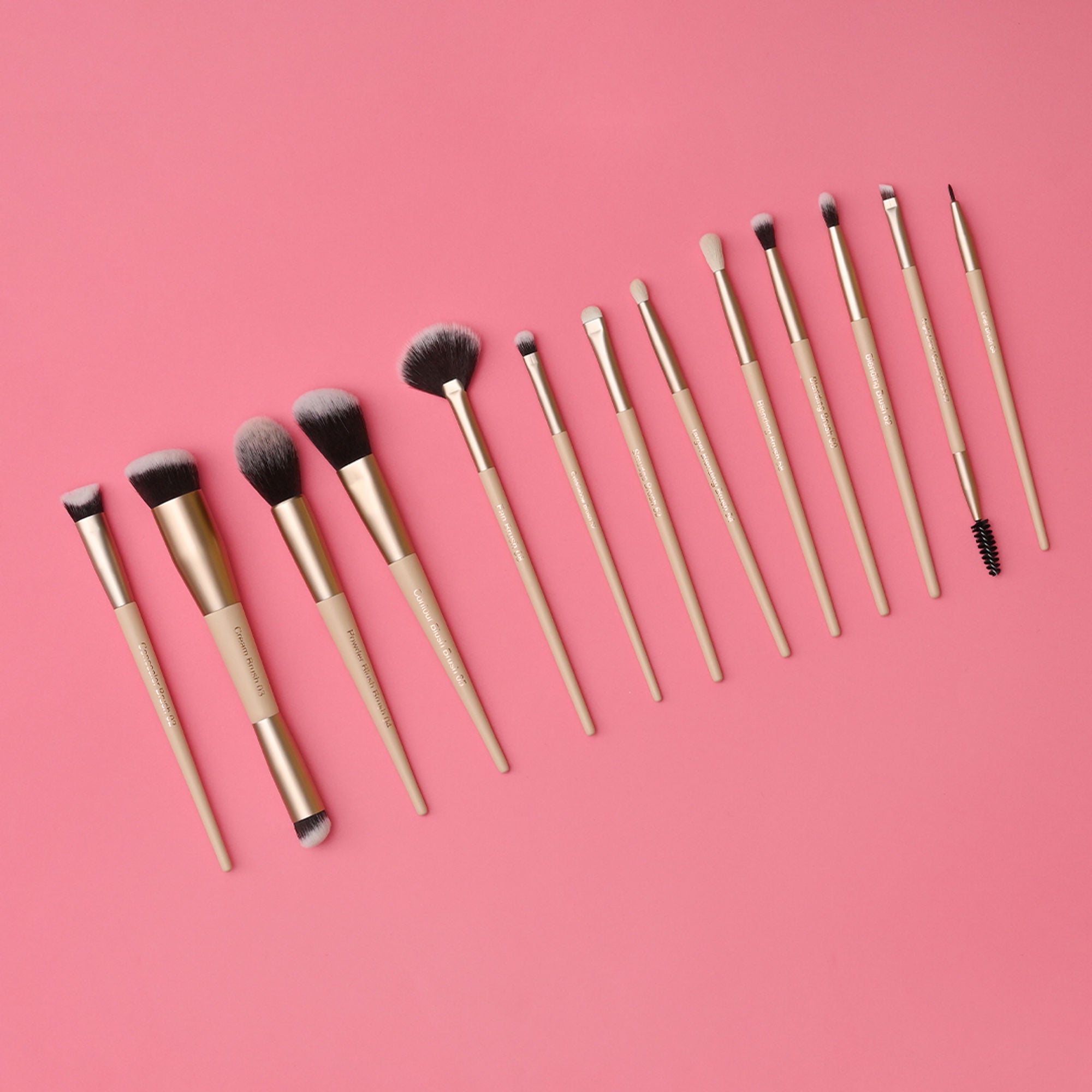 Milagro Beauty Arty Eyes & Face Makeup Brush Collection (Set Of 13 )