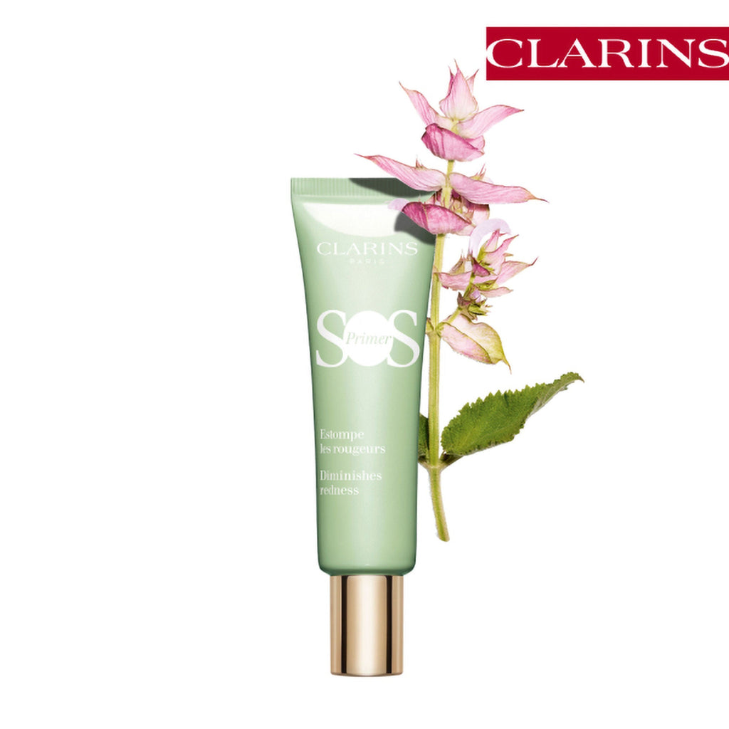 Clarins SOS Color Correcting Face Primer - 01 Water Pink - Distacart
