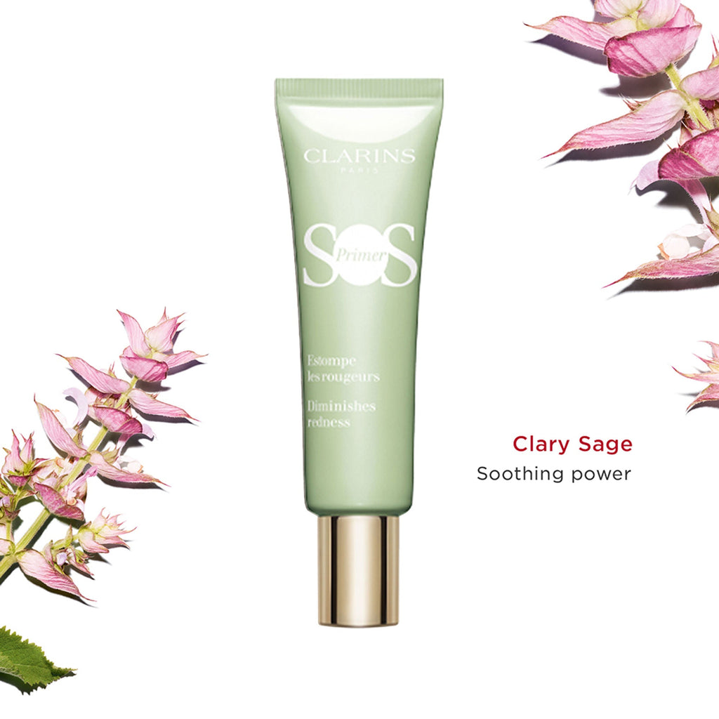 Clarins SOS Color Correcting Face Primer - 01 Water Pink - Distacart
