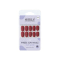 shills professional reusable press on nails oval spn665
