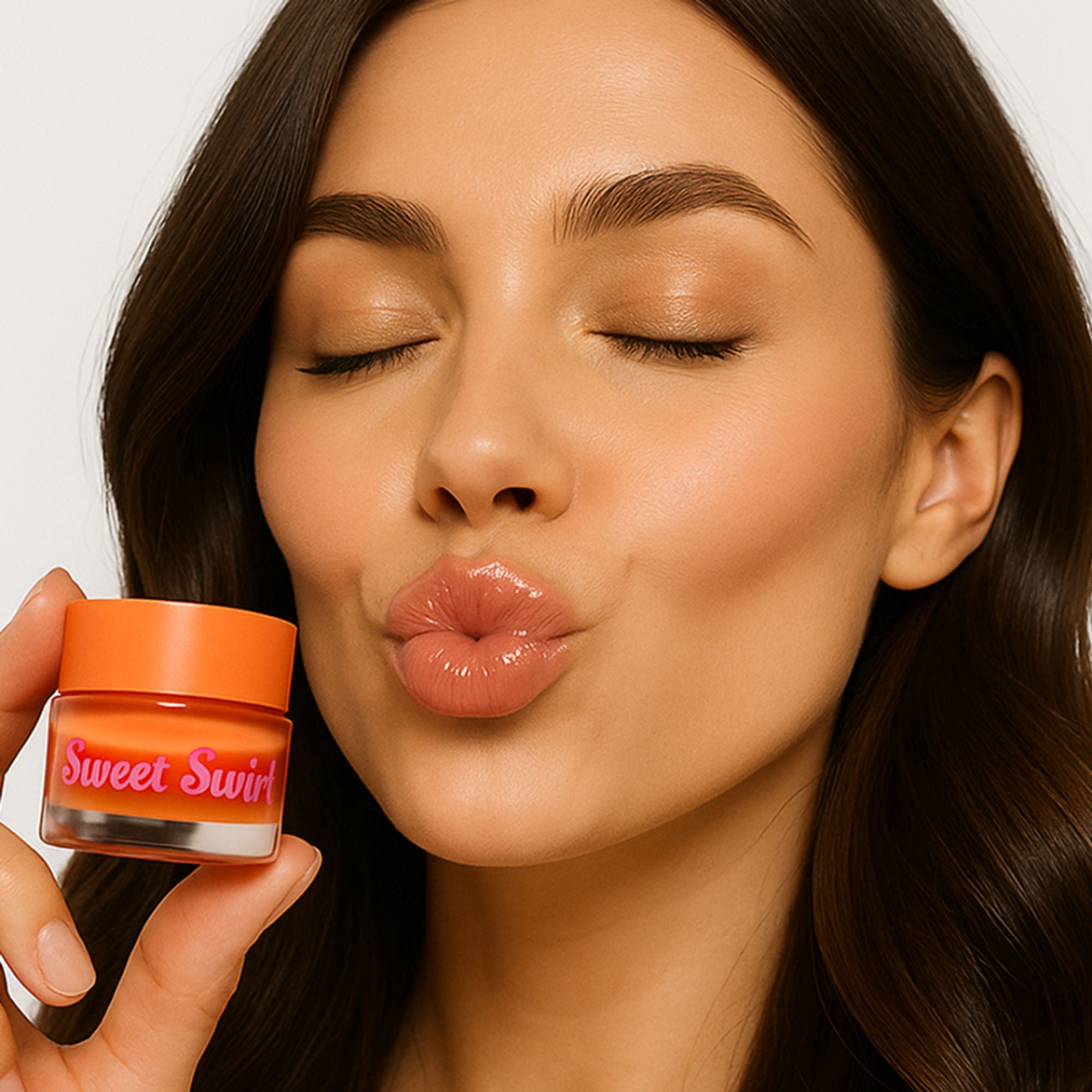 Makeup Revolution Sweet Swirl Lip Mask - Peach Melba - Distacart
