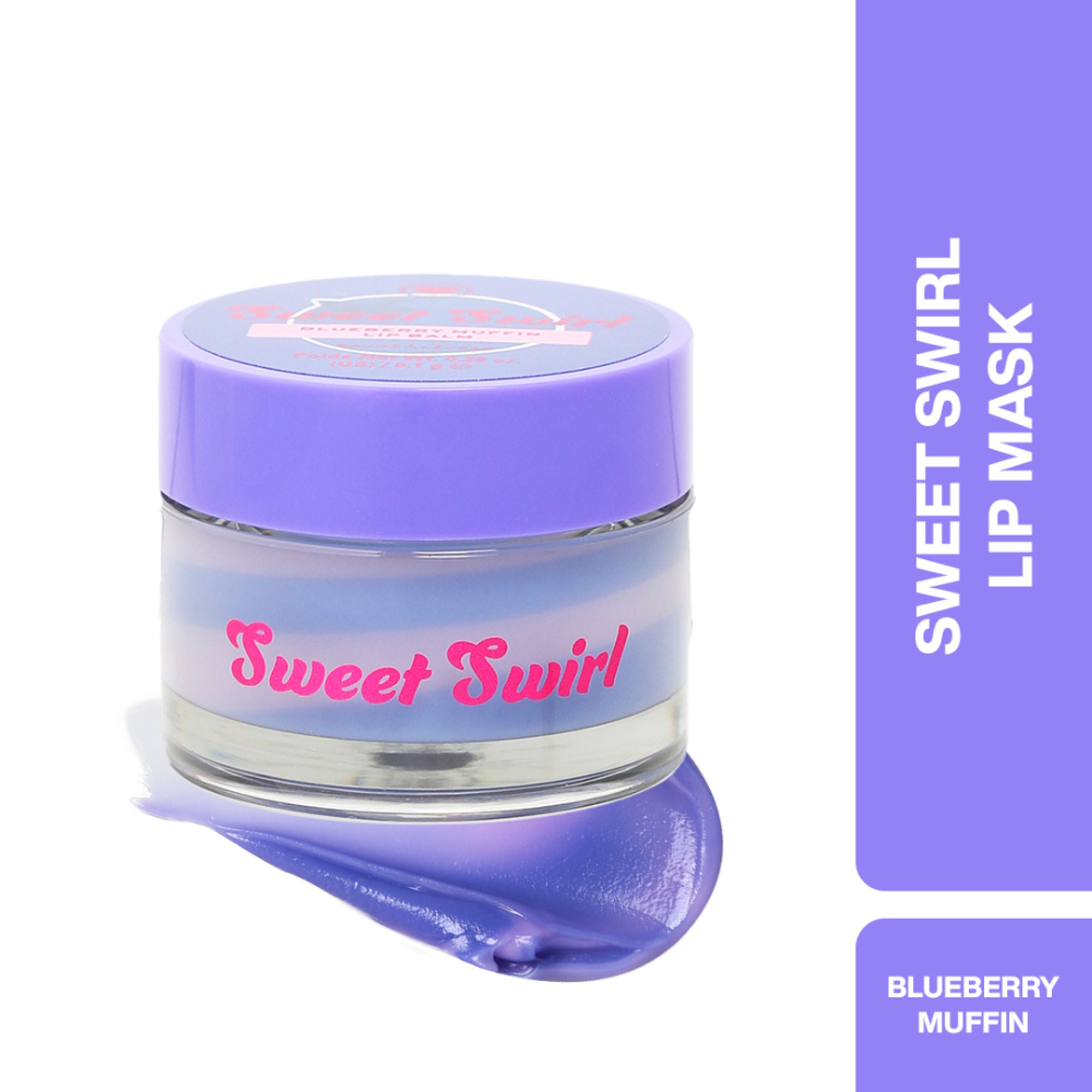 Makeup Revolution Sweet Swirl Lip Mask - Blueberry Muffin