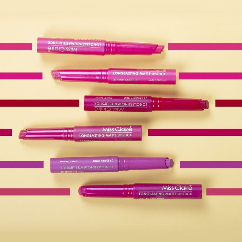 Miss Claire Long Lasting Matte Lipstick - 33 French Peach