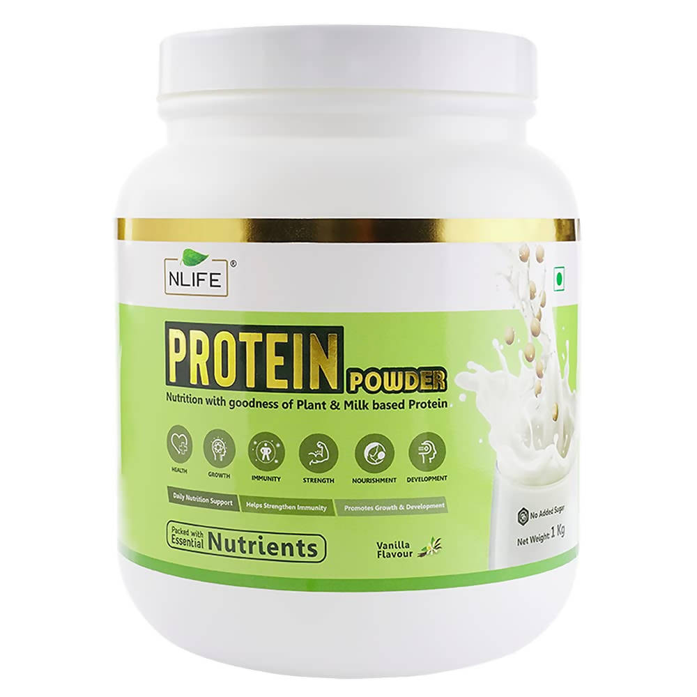 NLife Protein Powder Vanilla Flavor - Distacart