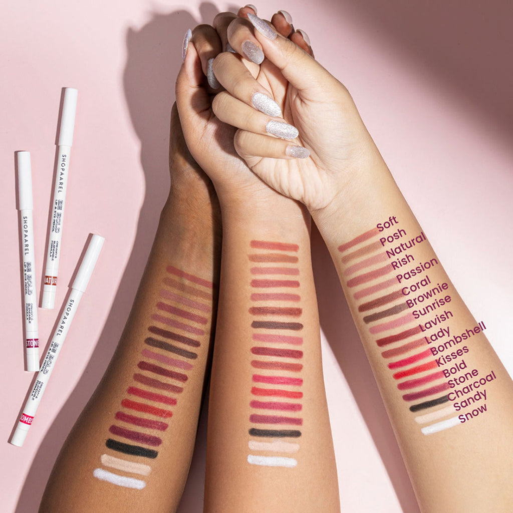 Shopaarel Be Bold Lip & Eye Pencil - Snow