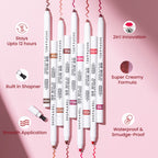Shopaarel Be Bold Lip & Eye Pencil - Snow