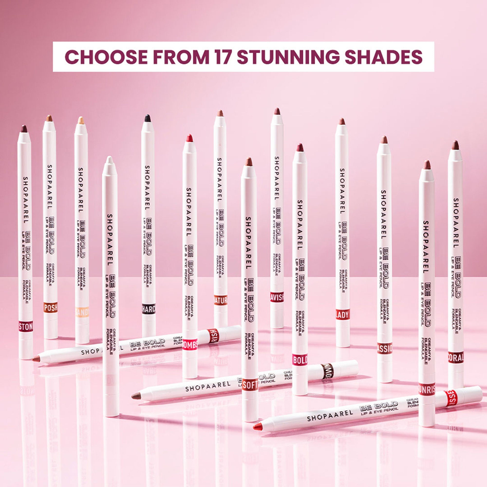 Shopaarel Be Bold Lip & Eye Pencil - Snow