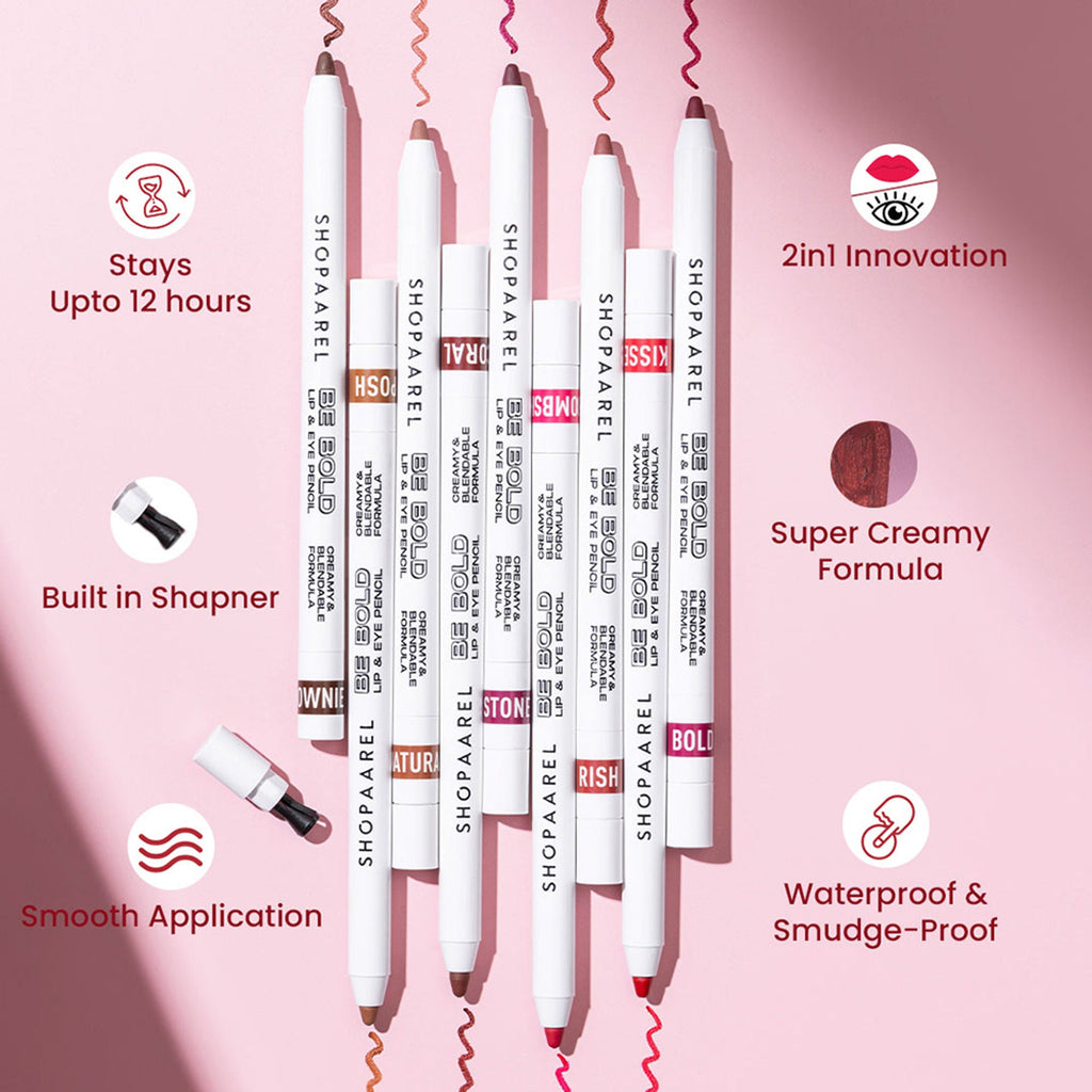 Shopaarel Be Bold Lip & Eye Pencil - Posh
