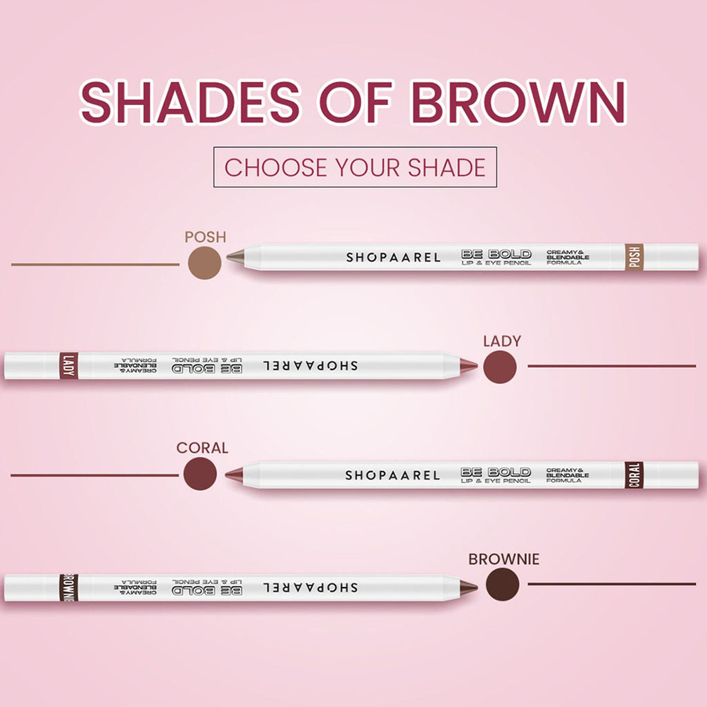 Shopaarel Be Bold Lip & Eye Pencil - Soft