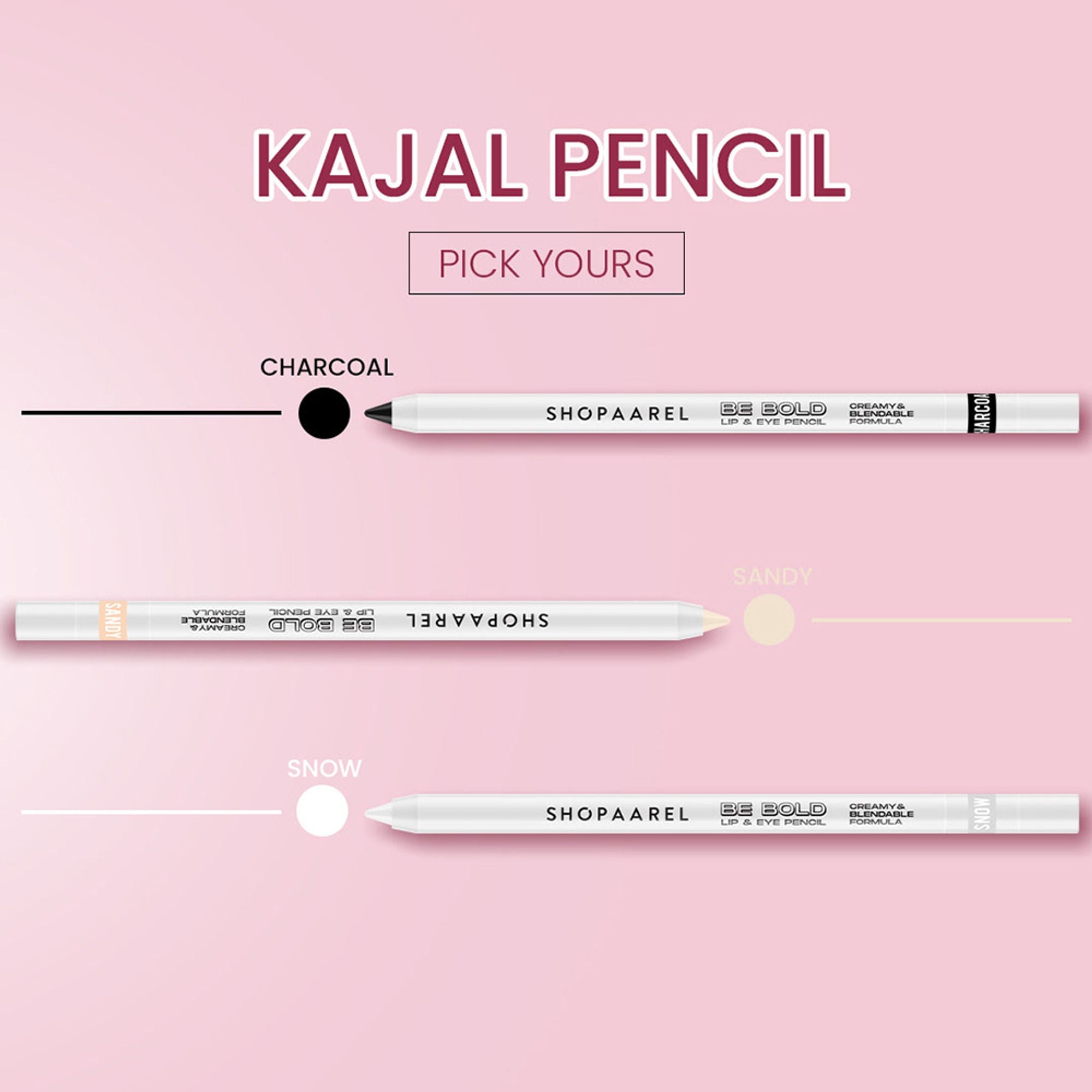 Shopaarel Be Bold Lip & Eye Pencil - Sandy