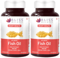 bliss welness heart health arctic fish oil high potency omega 3 softgel capsule