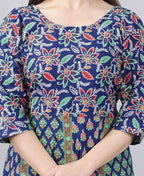 Vamika Multicolor Cotton Printed Party/Casual Wear Kurti (GAM27K)