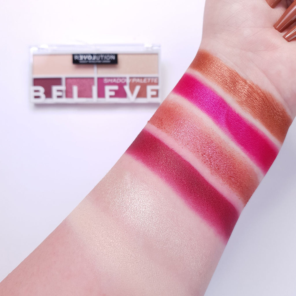 Makeup Revolution Relove Colour Play Eyeshadow Palette - Believe - Distacart