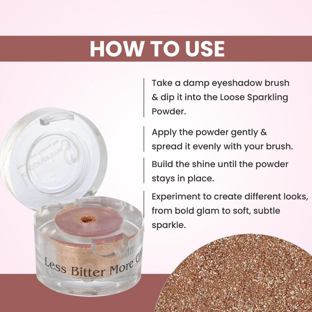 London Prime Makeup Glitter - Rose Gold