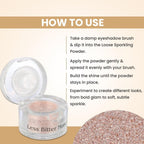 London Prime Makeup Glitter - Peach Gold