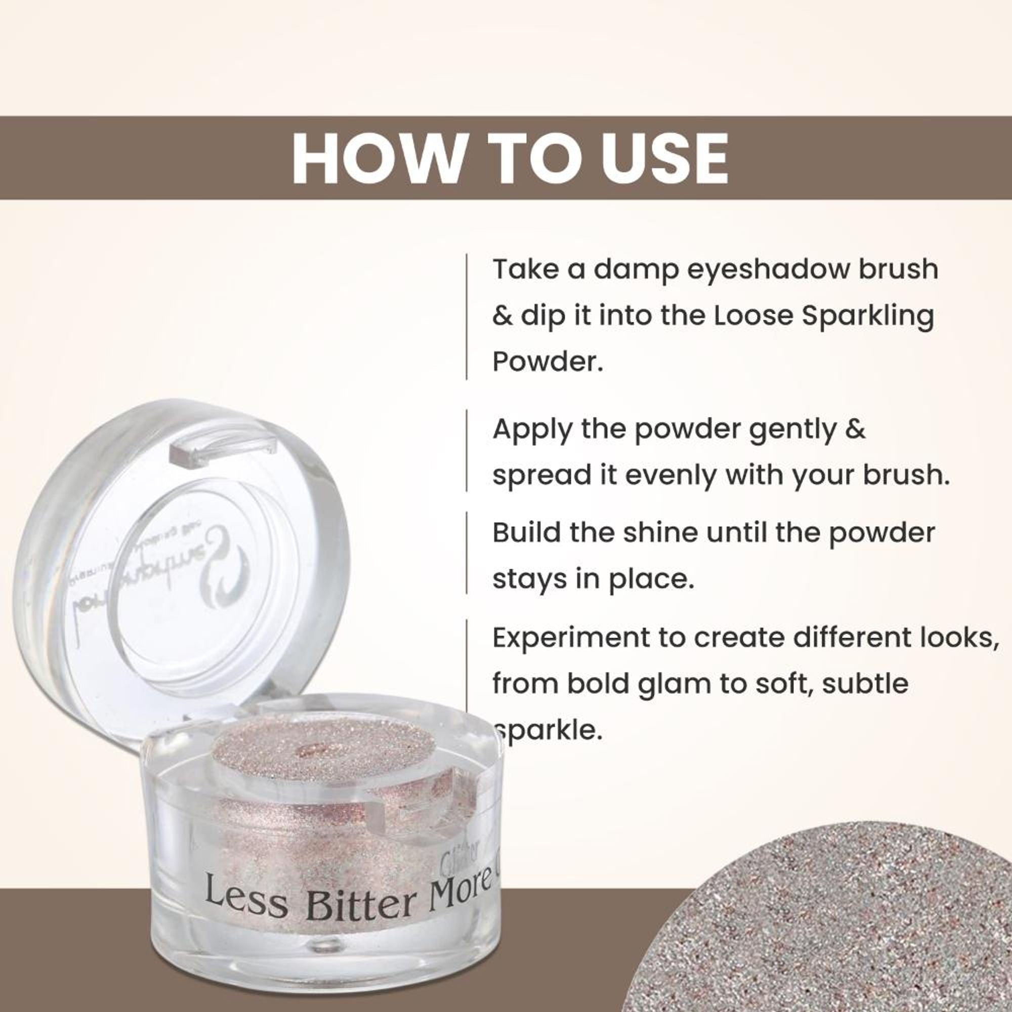 London Prime Makeup Glitter - Silver