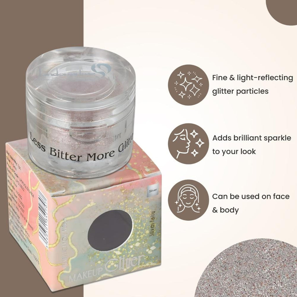 London Prime Makeup Glitter - Silver