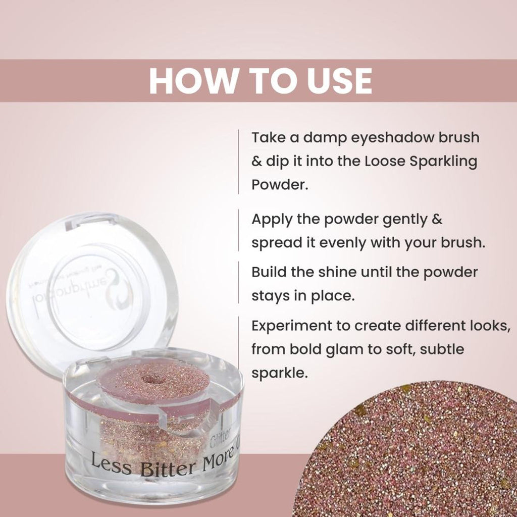 London Prime Makeup Glitter - Copper Peach