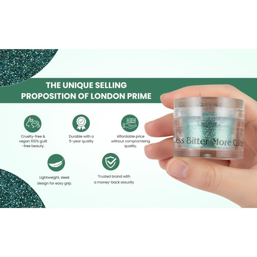 London Prime Makeup Glitter - Green