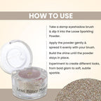 London Prime Makeup Glitter - White Gold