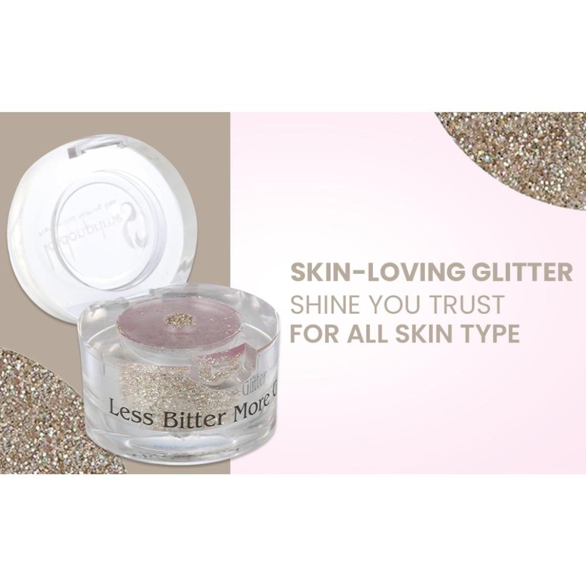 London Prime Makeup Glitter - White Gold