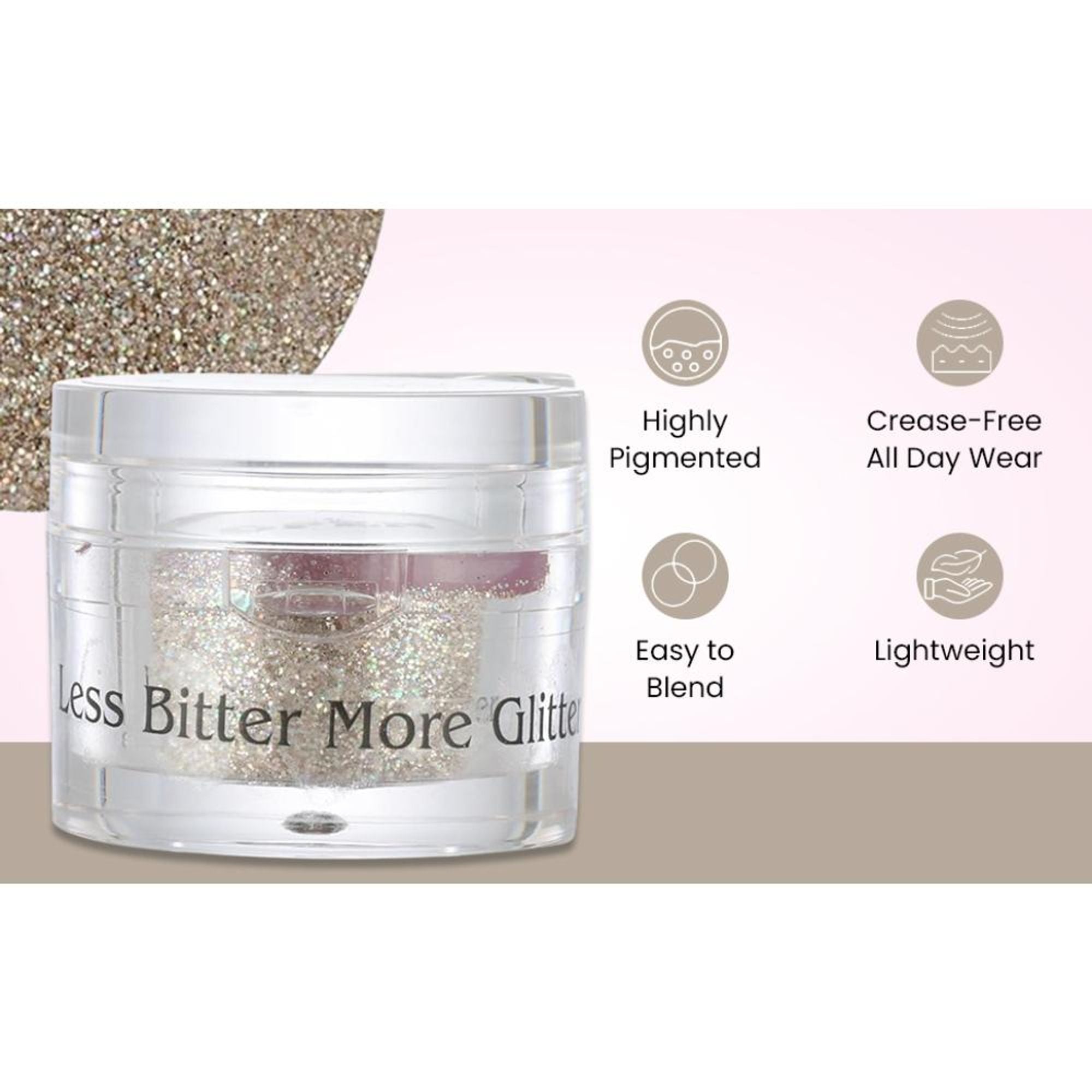 London Prime Makeup Glitter - White Gold