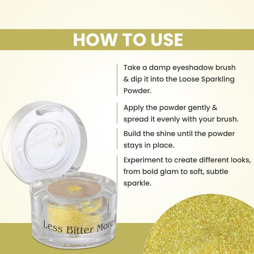 London Prime Makeup Glitter - Yellow
