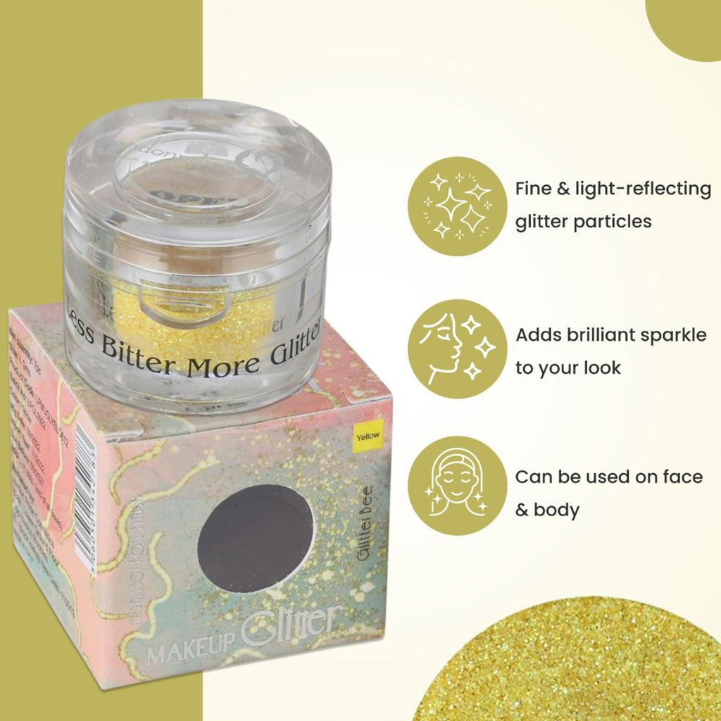 London Prime Makeup Glitter - Yellow