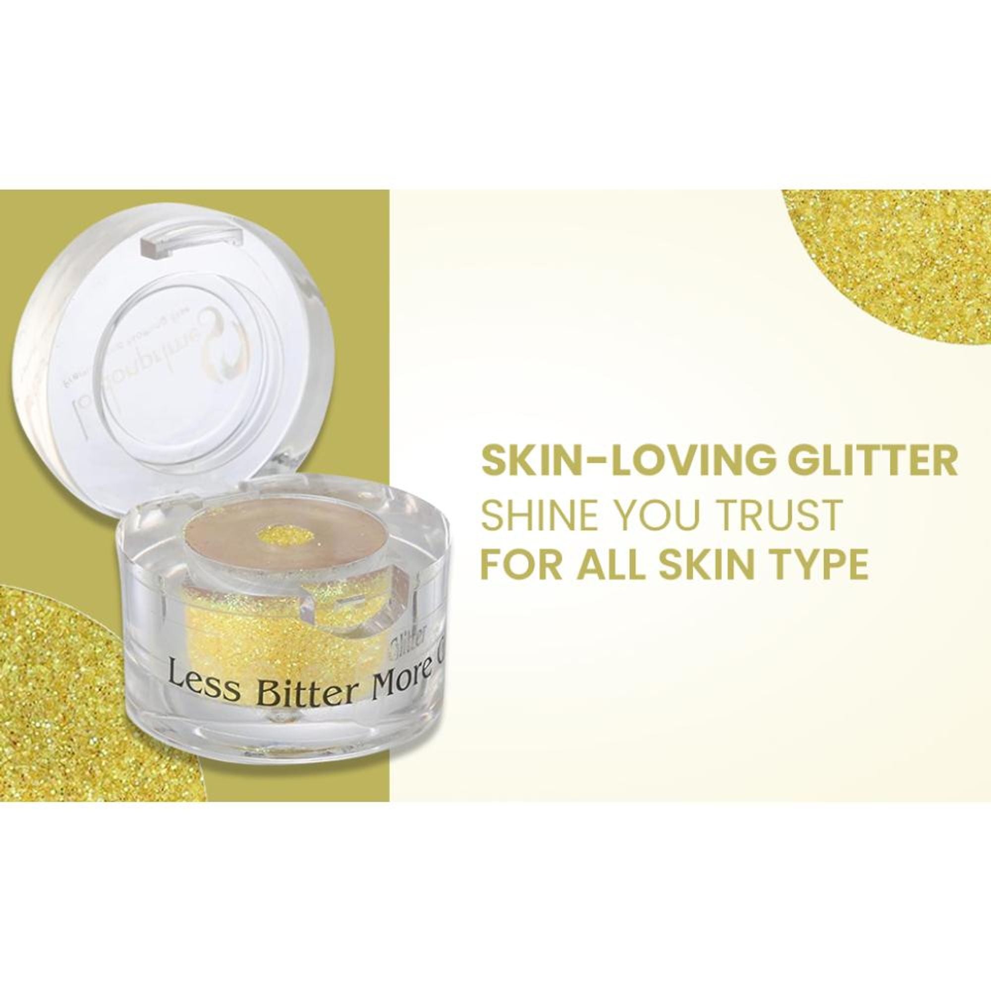 London Prime Makeup Glitter - Yellow