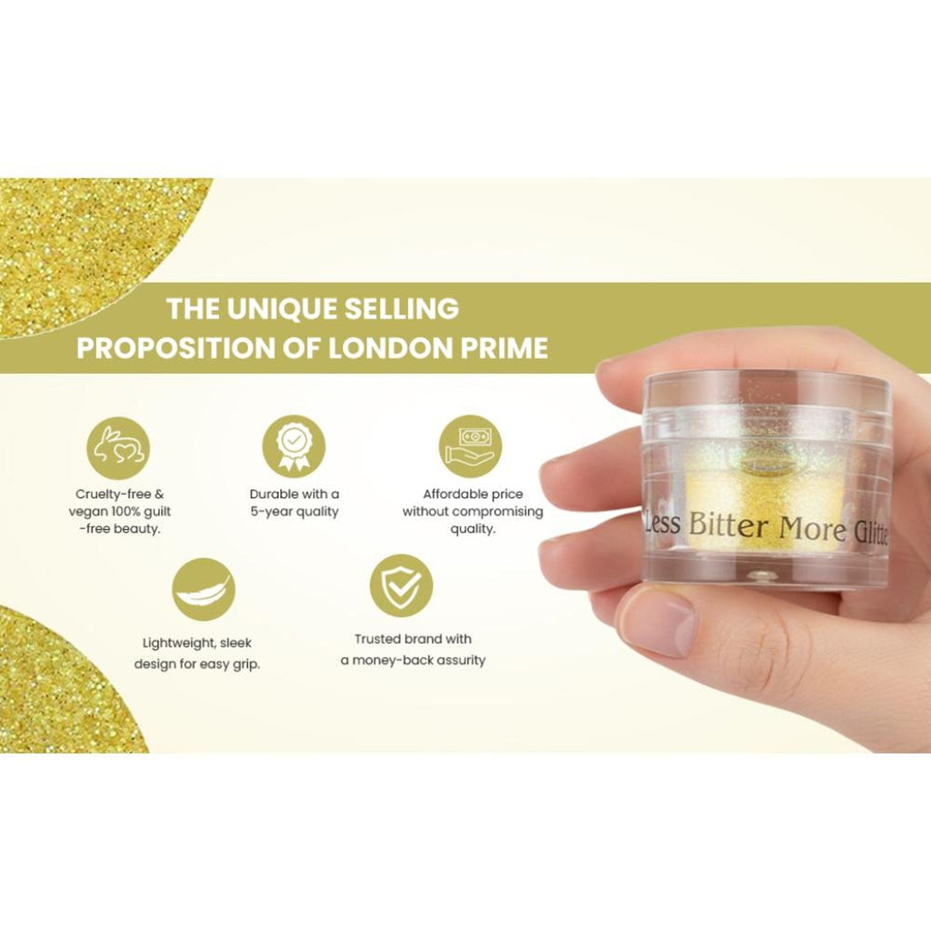 London Prime Makeup Glitter - Yellow