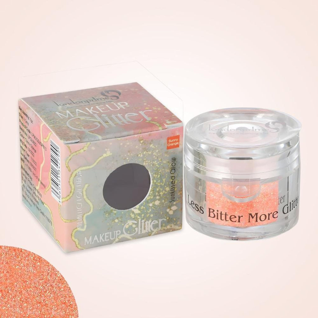 London Prime Makeup Glitter - Sunny Orange