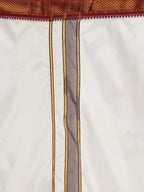 Sethukrishna Men Off White Solid Art Silk Dhotis - Distacart