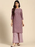 All About You Ethnic Motifs Printed Kurta with Palazzos