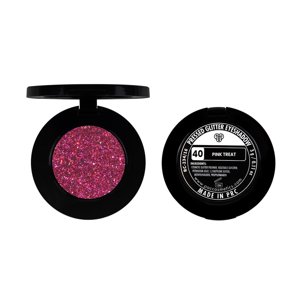 PAC Studio Pressed Glitter Eyeshadow - 40 Pink Treat