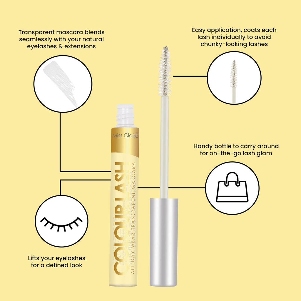 Miss Claire Colourlash All Day Wear Transparent Mascara - Distacart