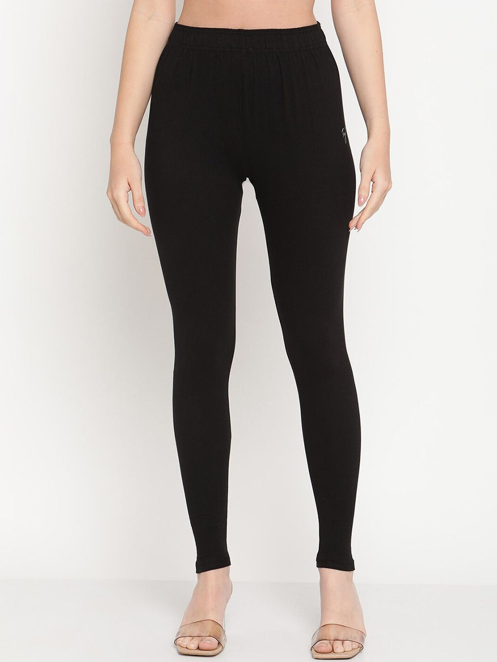 TAG 7 Pack of 2 Black Ankle Length Leggings